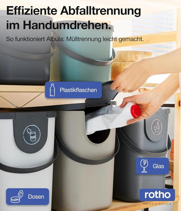 Produktbild Rotho Mülltrennungssystem Albula (25 l)