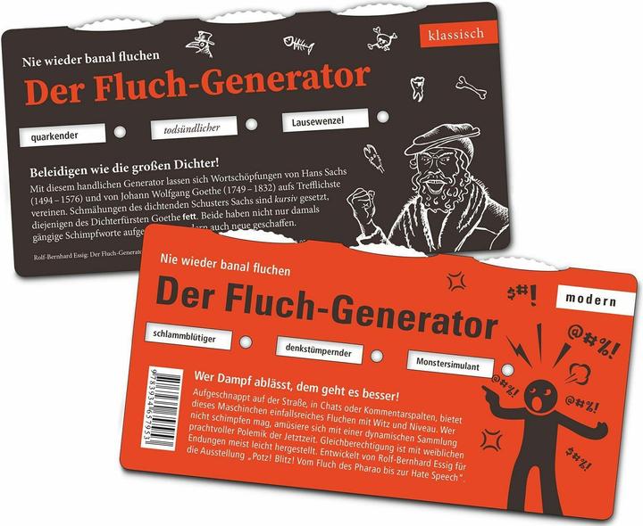 The Curse Generator. Never curse banally again (German)