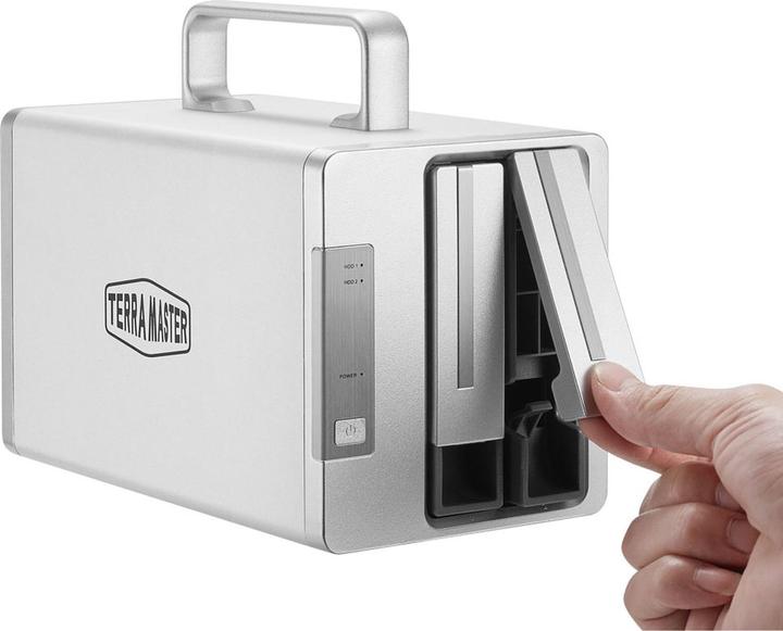 Produktbild Terramaster DAS LAUFWERK 2BAY TD2-Thunderbolt 3 RAID 0/1/JBOD/single (2.5", 3.5")