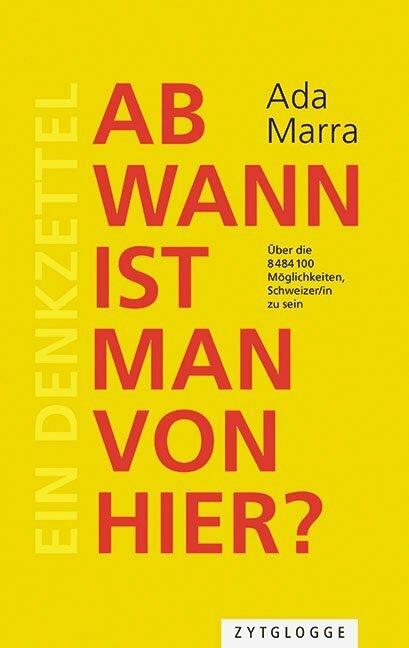 Produktbild Ab wann ist man von hier? (Deutsch, Ada Marra, 2019)