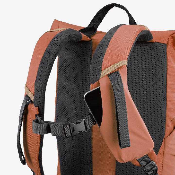 Image du produit Quechua Sac à dos de randonnée 16L+4, NH500 Escape Rolltop terracota (21 l)