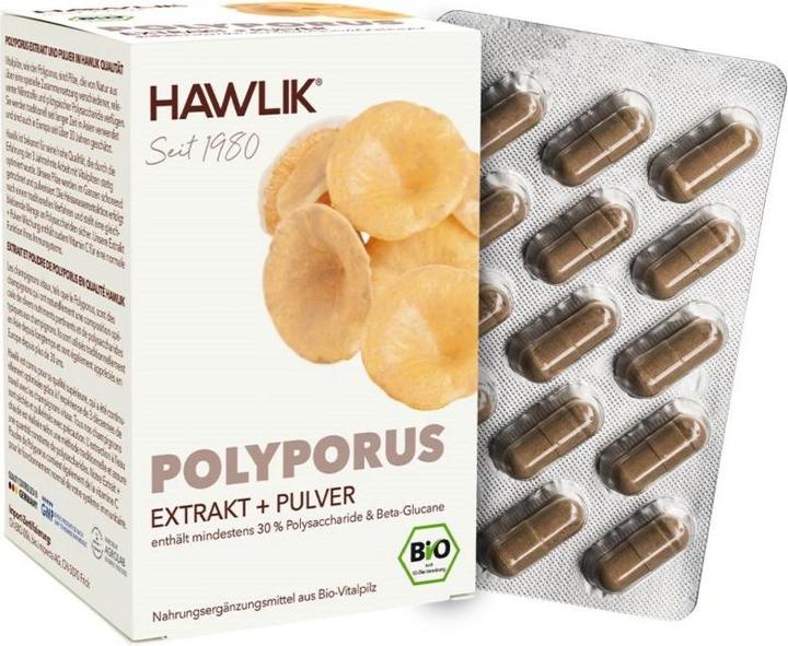 Actual product image Hawlik Polyporus extract + powder capsule (120 Piece, Capsules, 108 g)