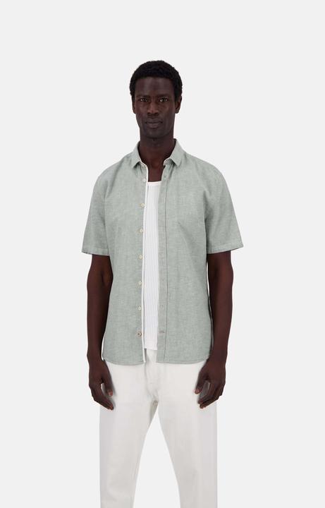 Colours & Sons Kurzarmhemd Shirt-Linen Blend Kent (M)