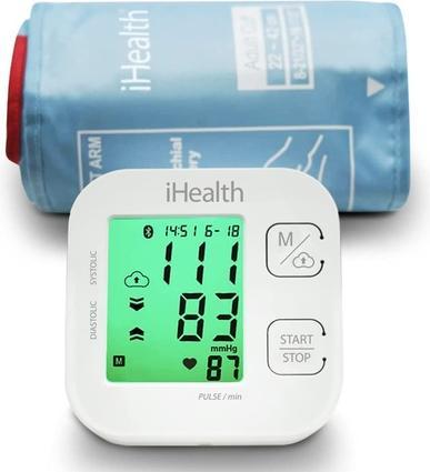 Image du produit iHealth Tensiomètre BP Track Wireless, écran tactile : Oui (Tensiomètre à bras)