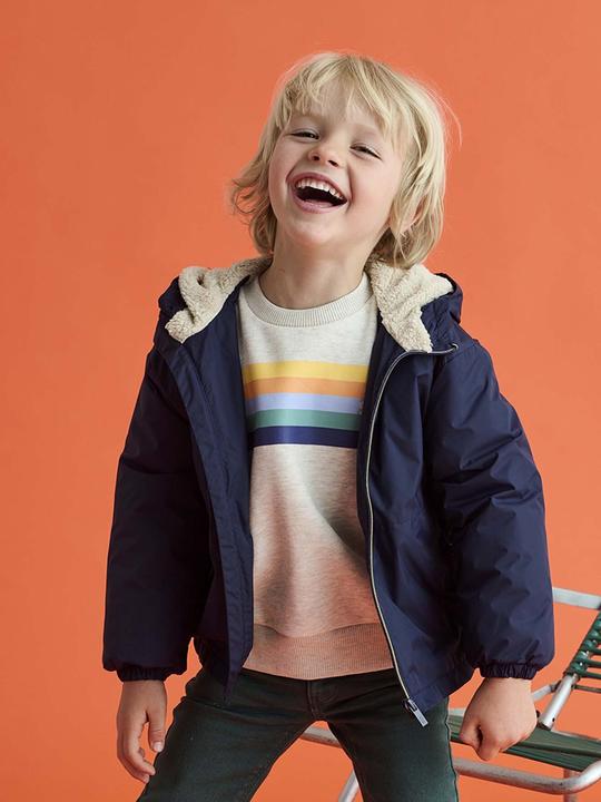 Produktbild Vertbaudet Jungen Anorak mit Teddyfleece-Futter (86)