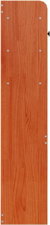 Produktbild VidaXL Kopfteil Bettkopfteil Betthaupt mit Stauraum Wachsbraun 200cm Massivholz