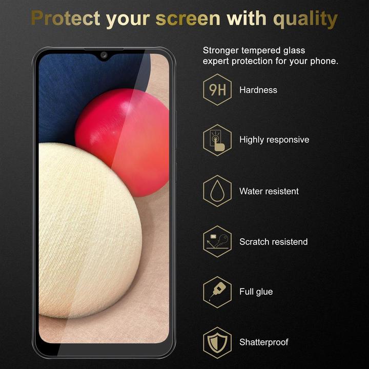 Produktbild Cadorabo Displayschutzglas (1 Stück, Samsung Galaxy A02s)