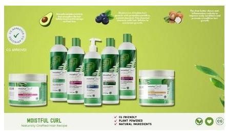 Immagine prodotto Moistful Curl Raccolta di ricette per capelli naturali (Set per la cura dei capelli)