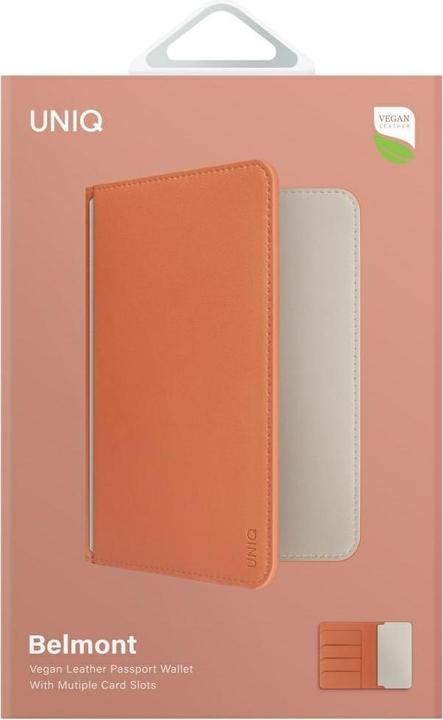 Actual product image Uniq Belmont RFID Blocking Passport Case - Ivory