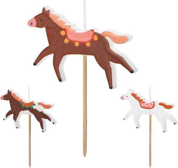 Produktbild Partydeco Kerze Pferd