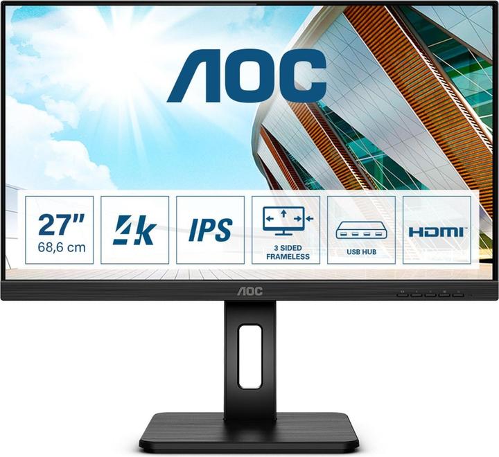 AOC U27P2 (3840 x 2160 pixels, 27")