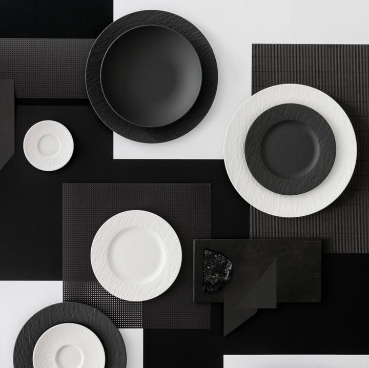 Image du produit Villeroy & Boch Plat de service carré/assiette gourmet Manufacture Rock blanc