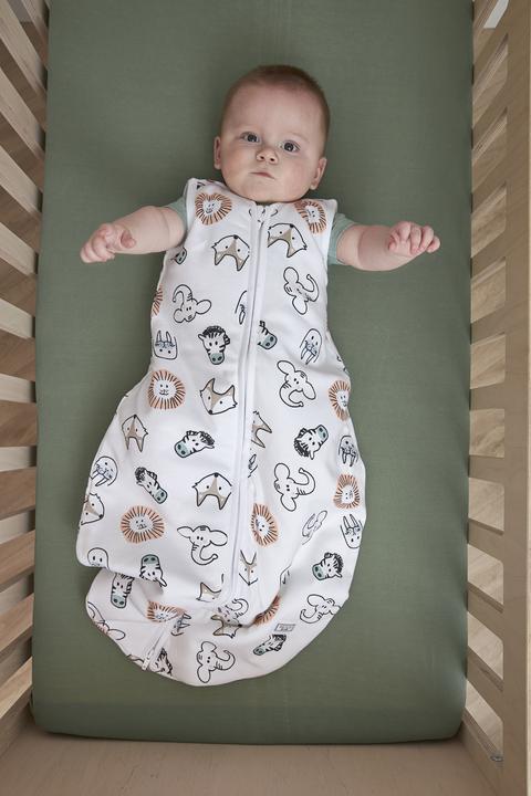 Actual product image Meyco Sleeping bag jersey padded 110 cm Animal (110 cm)