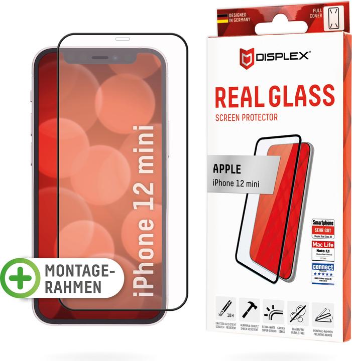 Image du produit Displex Real Glass, Full Cover Panzerglas (1 pièce(s), Apple iPhone 12 mini)