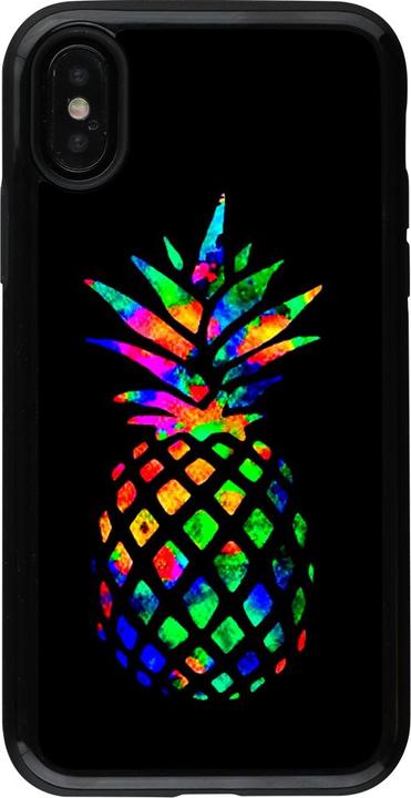 Actual product image PhoneLook Coque Hybrid Armor noir Pineapple Multi-colors (Apple iPhone XS, Apple iPhone X)