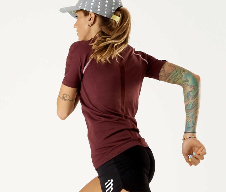 Actual product image Compressport Training Tshirt SS W - SwimBikeRun 2020 (XS)