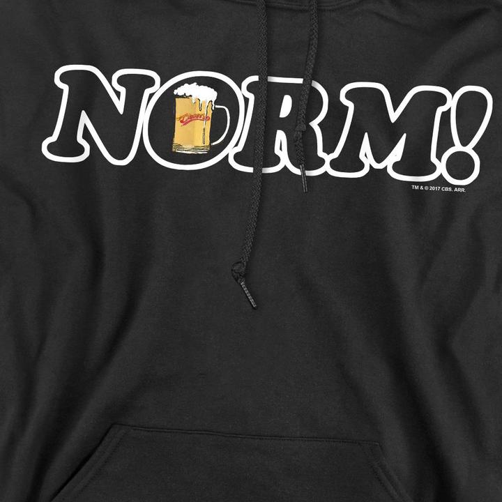 Immagine prodotto Cheers Norm! Felpa con Cappuccio Uomo (L)