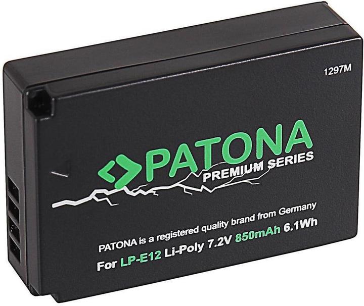 Produktbild Patona Akku LP-E12, 850 mAh / 7.2V (Kamera Akku)