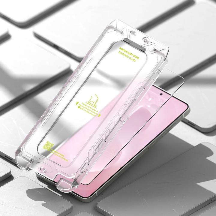 Produktbild Ringke Easy Slide 2er-Pack Panzerglas für Samsung Galaxy S25 Edge - Transparent (2 Stück, Samsung Galaxy S25 Edge)
