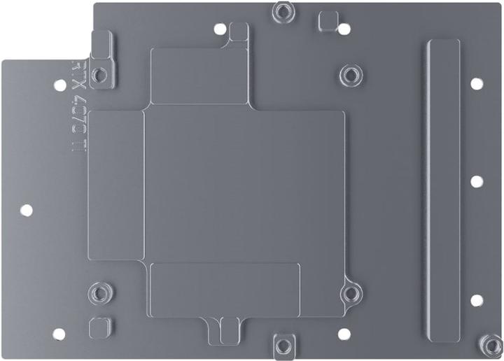 Actual product image Alphacool Ice Block Aurora Acrylic RTX 4070TI Reference with Backplate