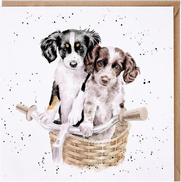 Produktbild Wrendale Design Karte Hunde Pfoten und Pedale (1 Stk.)