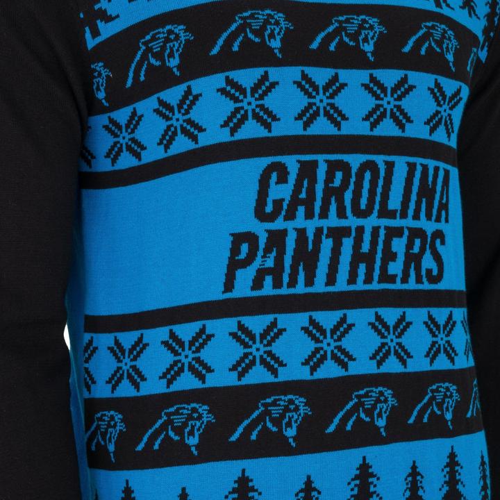 Actual product image Foco NFL Ugly Sweater XMAS Knit Sweater Carolina Panthers - XL (XL)
