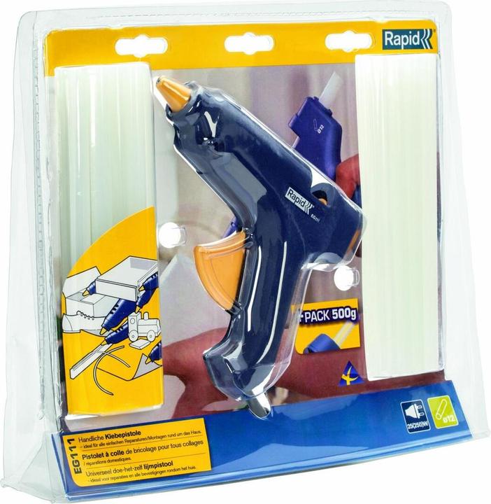 Actual product image Rapid GLUE GUN EG111 12MM AND GLUE STICK