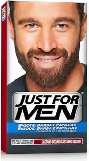 Produktbild Just For Men Mostache And Beard Dark Brown 28 4g (Dunkles Kastanienbraun)