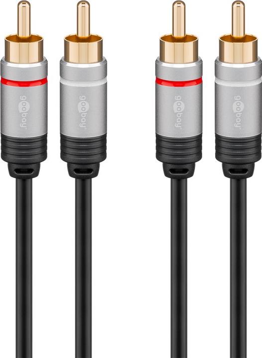 Produktbild Goobay Toslink Kabel mit Metallsteckern (5 m, Oberklasse, Optisch)
