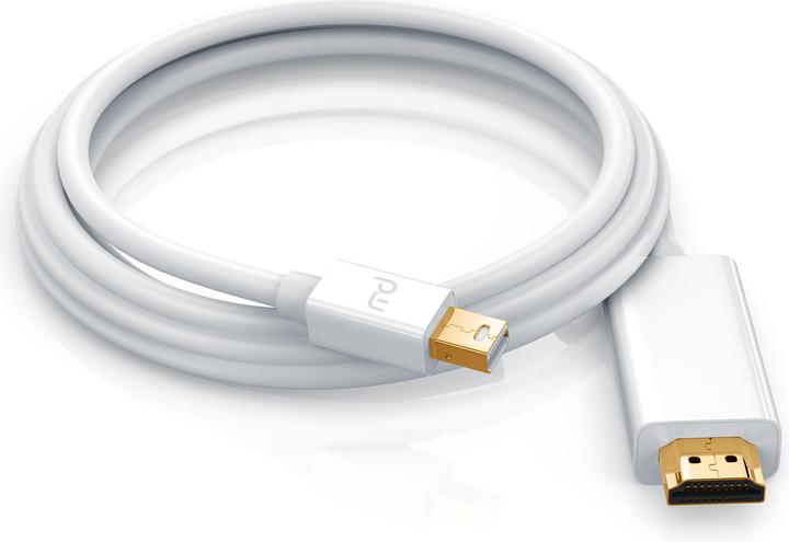 Produktbild Primewire 4k Mini Displayport 1.2 auf HDMI Kabel | Thunderbolt 1- und Thunderbolt 2 Ports | 4K Ultra HD 2160p (2 m, DisplayPort, HDMI)