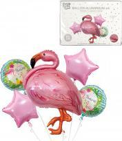 Produktbild Party Flamingo-Folienballon x4 (4 x)