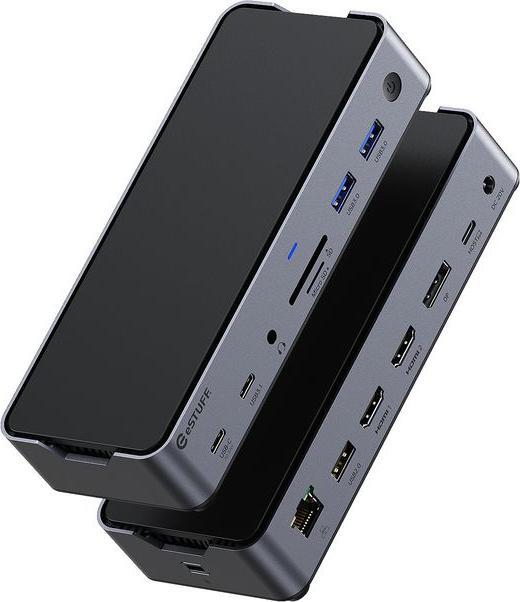 Image du produit eSTUFF Triple USB-C Docking Station (USB-C, 3 Ports)