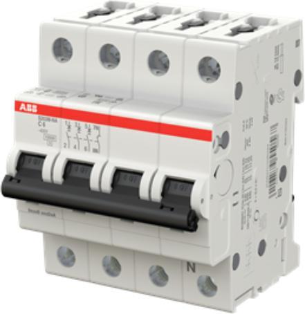 ABB S203M-C50NA Sicherungsautomat C-Char.,10kA,50A,3P,+N A S203M-C50NA