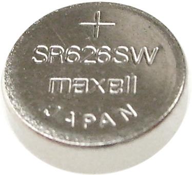 Actual product image Maxell SR626SW (10 pcs., AG4, 30 mAh)