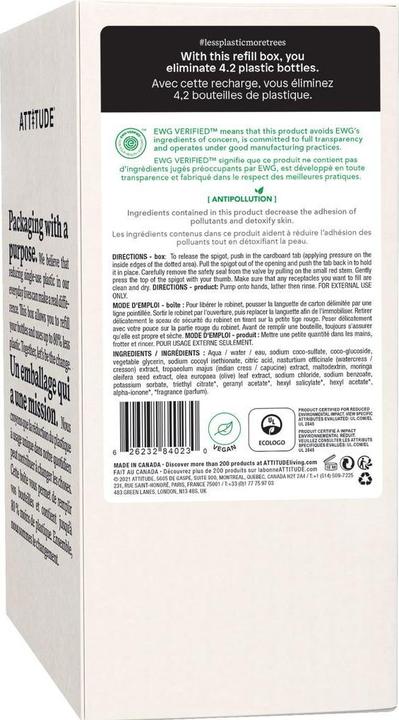 Immagine prodotto Attitude SuperFoglie (Sapone liquido, 2000 ml)