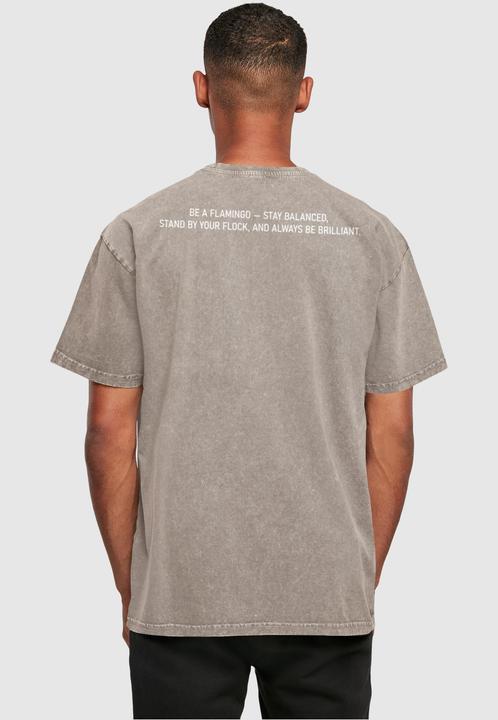 Image du produit Merchcode Flamingo Acid Washed Heavy Oversized Tee - 116899 (3XL)