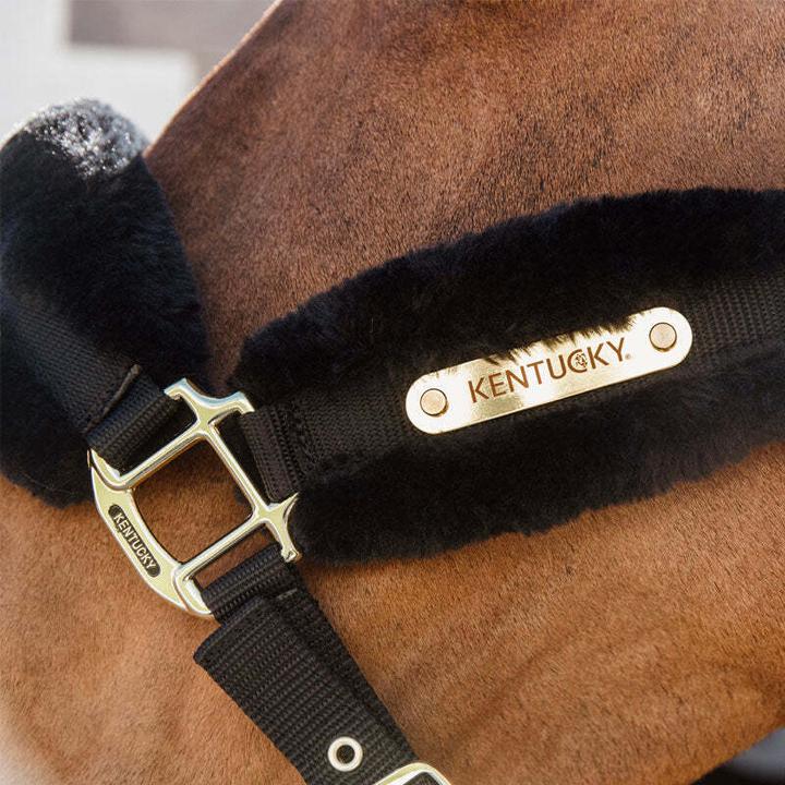 Actual product image Kentucky Horsewear sheepskin halter