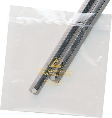 Produktbild Rs Pro Dissipative Clear Zip Bag,75x125mm,100 (100 Stück)