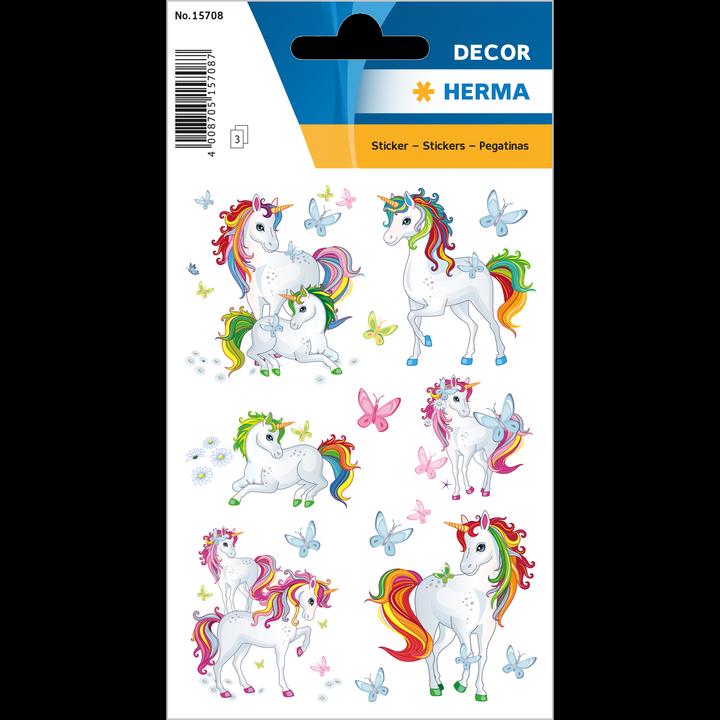 Actual product image HERMA Sticker unicorn
