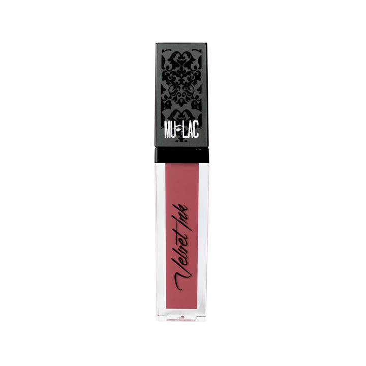 Actual product image Mulac Velvet Ink Matte Liquid Lipstick 07 Fancy - A Luxurious Matte Finish Lipstick (07 Fancy)