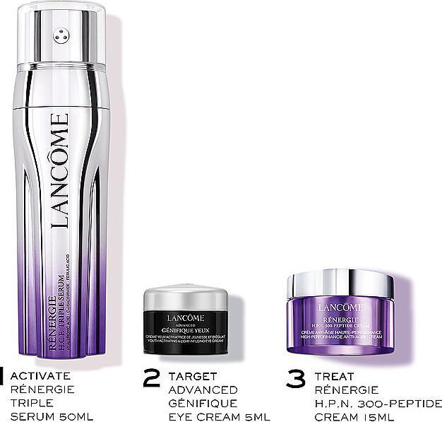 Immagine prodotto Lancôme Set di sieri Rénergie Rénergie H.C.F Triple Serum 50ml + Rénergie Yeux 15ml + Advanced Génifiqu (Set per la cura del viso)