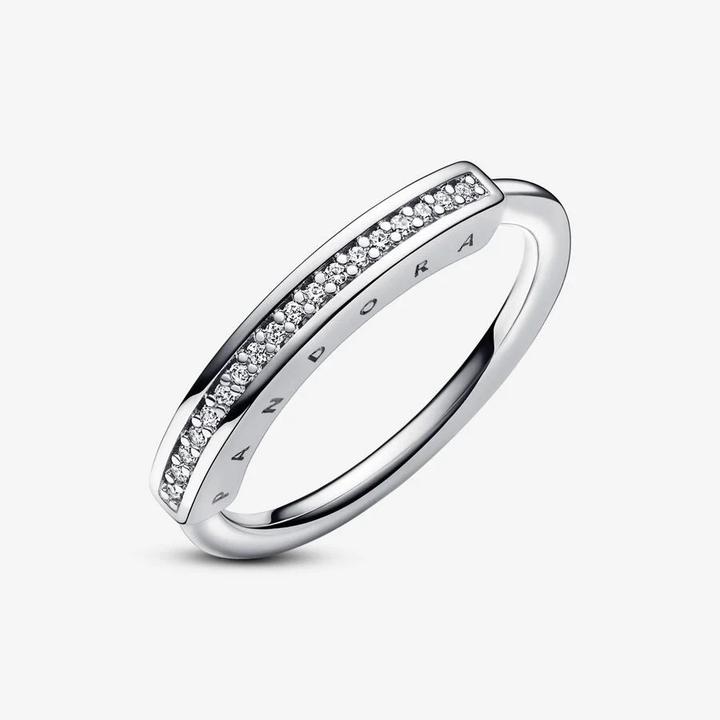 Immagine prodotto Pandora Anello con pavé I-D Signature (52, 925 Argento)