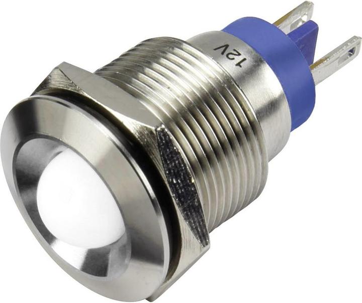 Actual product image Tru Components LED Signal Light White 12 V/D