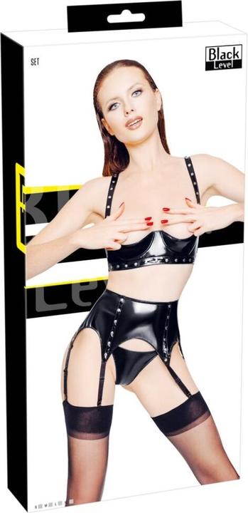 Image du produit Black Level Vinyl Shelf Bra Set M (M)