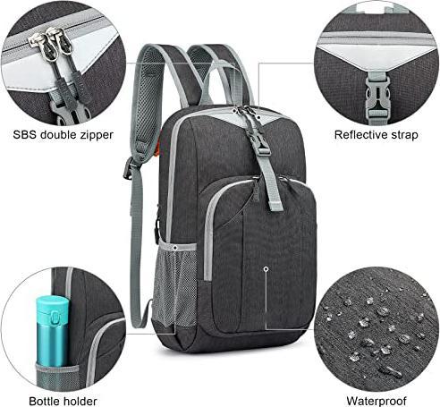 Immagine prodotto Only-Bags.Store Zaino da escursionismo, piccolo zaino da escursionismo, ciclismo, zaino compatto da spalla