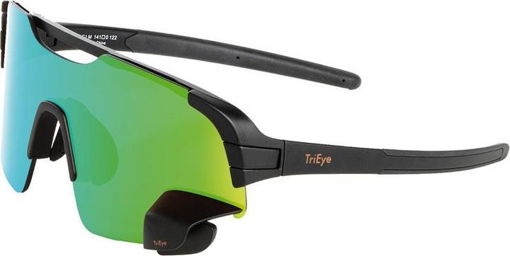 Actual product image Tri Eye Sports glasses View Air Revo Green, S / M (Black, Green)