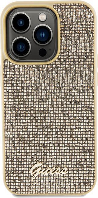 Produktbild Guess GUHCP14LPMSDGSD iPhone 14 Pro 6.1" złoty/gold hardcase Disco Metal Script (Apple iPhone 14 Pro)