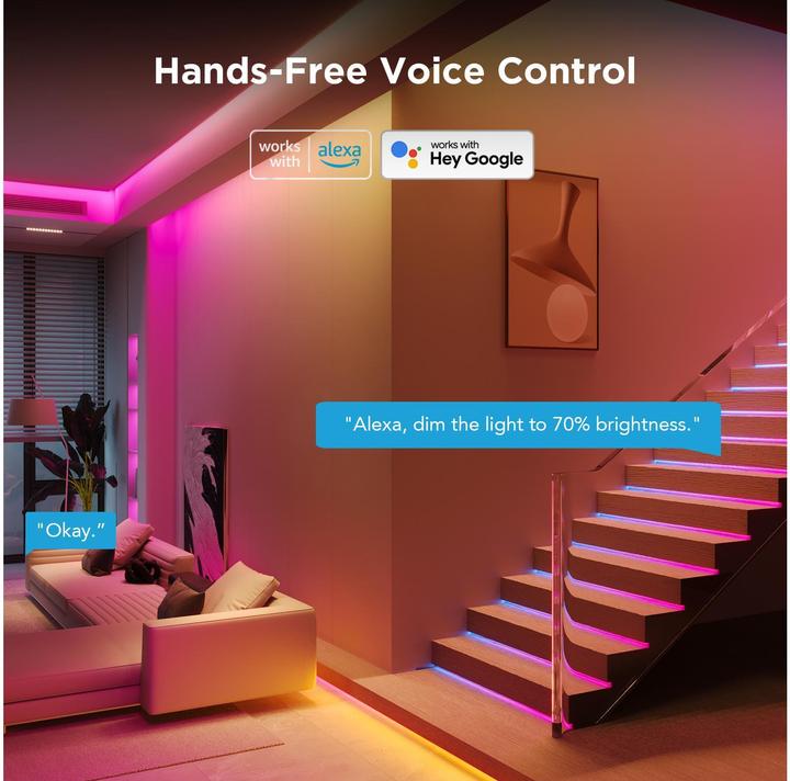 Produktbild Govee LED Strip Lights (RGBIC, 300 cm, Indoor)