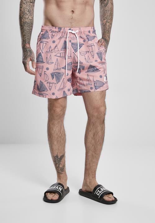 Actual product image Urban Classics Pattern Swim Shorts (L)