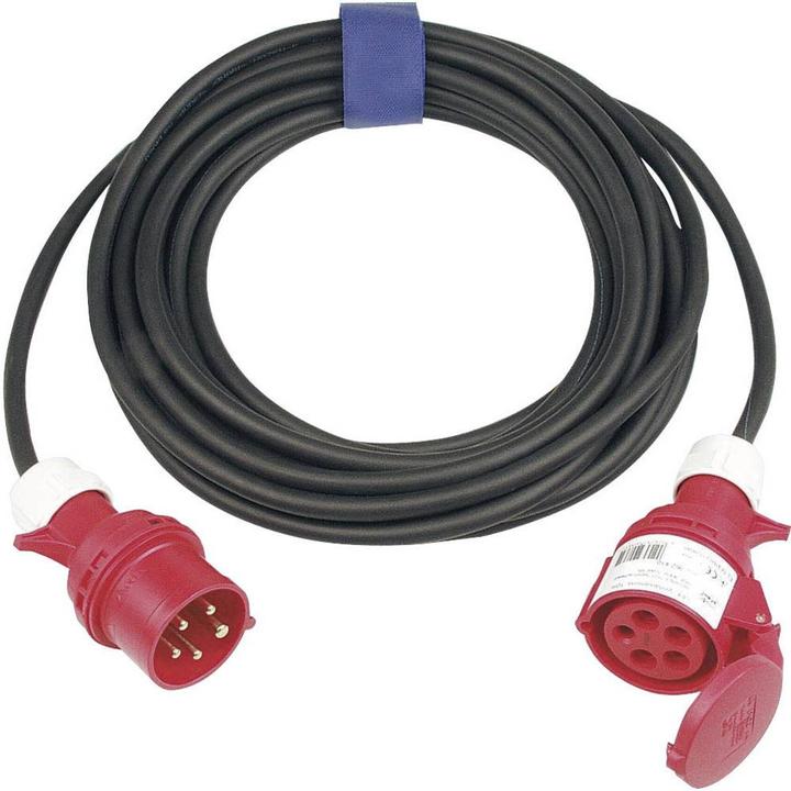 Produktbild Sirox 365.410 Strom Verlängerungskabel 32 A Schwarz 10.00 m (10 m, CEE)
